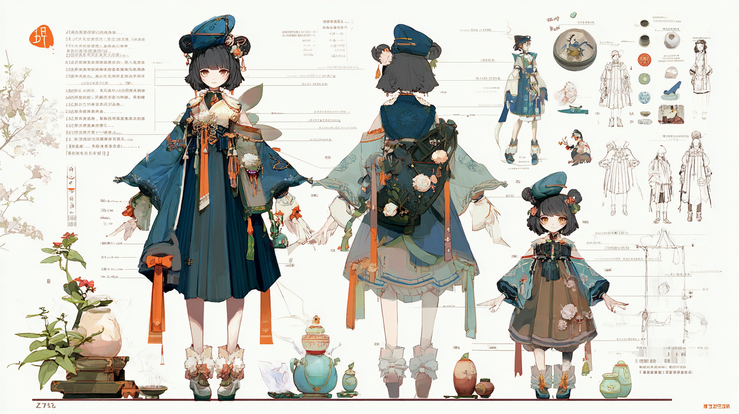 二次元角色原画 01